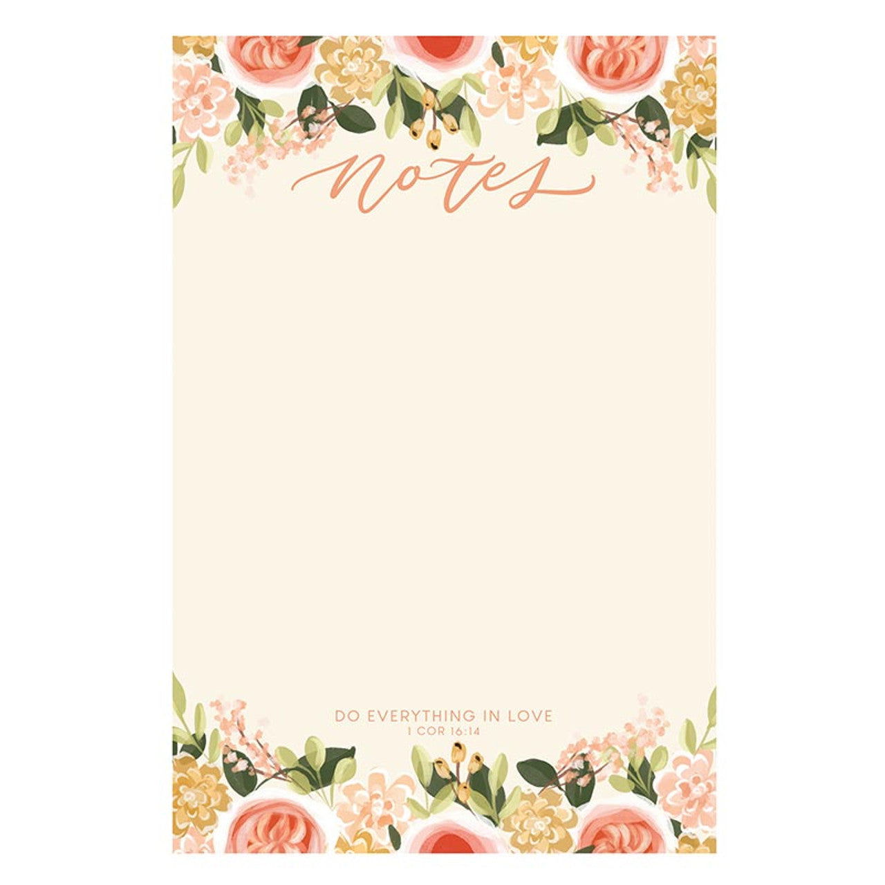 Loveall Notepad - Do Everything In Love - The Cura Way