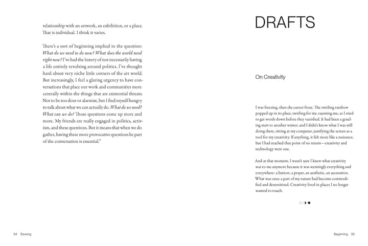 Slowing - Discover Wonder, Beauty, and Creativity through Slow Living - The Cura Way