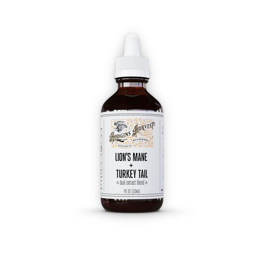 Lion's Mane + Turkey Tail Dual Extract Tincture - The Cura Way