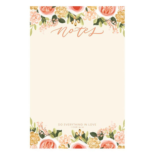 Loveall Notepad - Do Everything In Love - The Cura Way