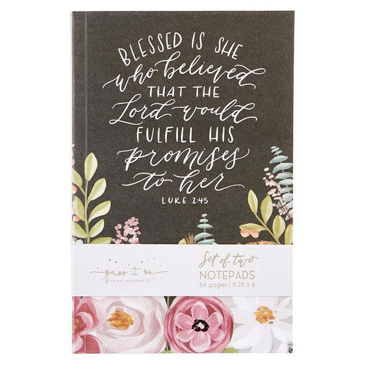 Notebook Set - Blessed is She - The Lord Stood with Me - The Cura Way