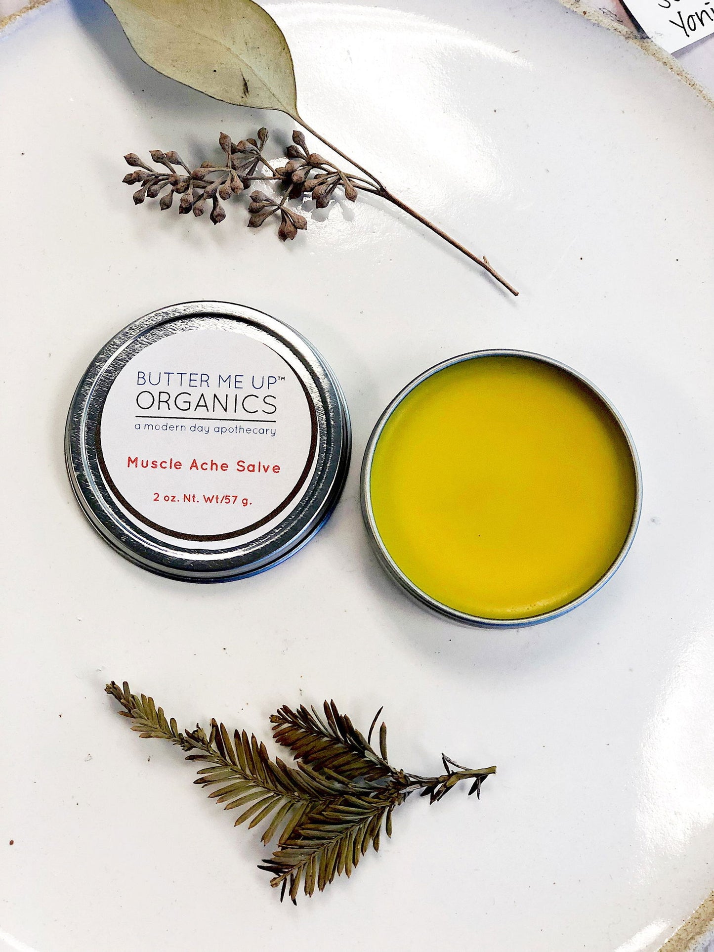 Organic Muscle Ache Salve with Cayenne - The Cura Way