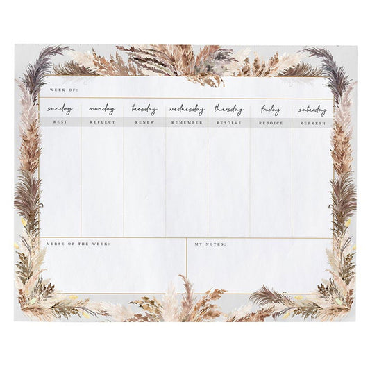 Weekly Desk Planner - Fully Known, Fully Loved - The Cura Way